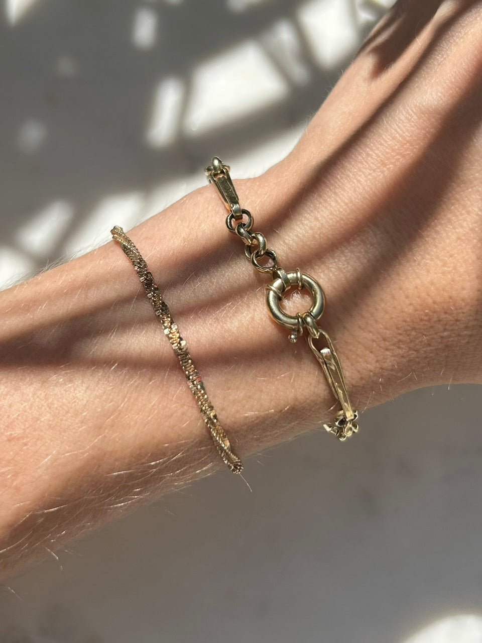 Vintage 9ct Gold Sparkle Bracelet