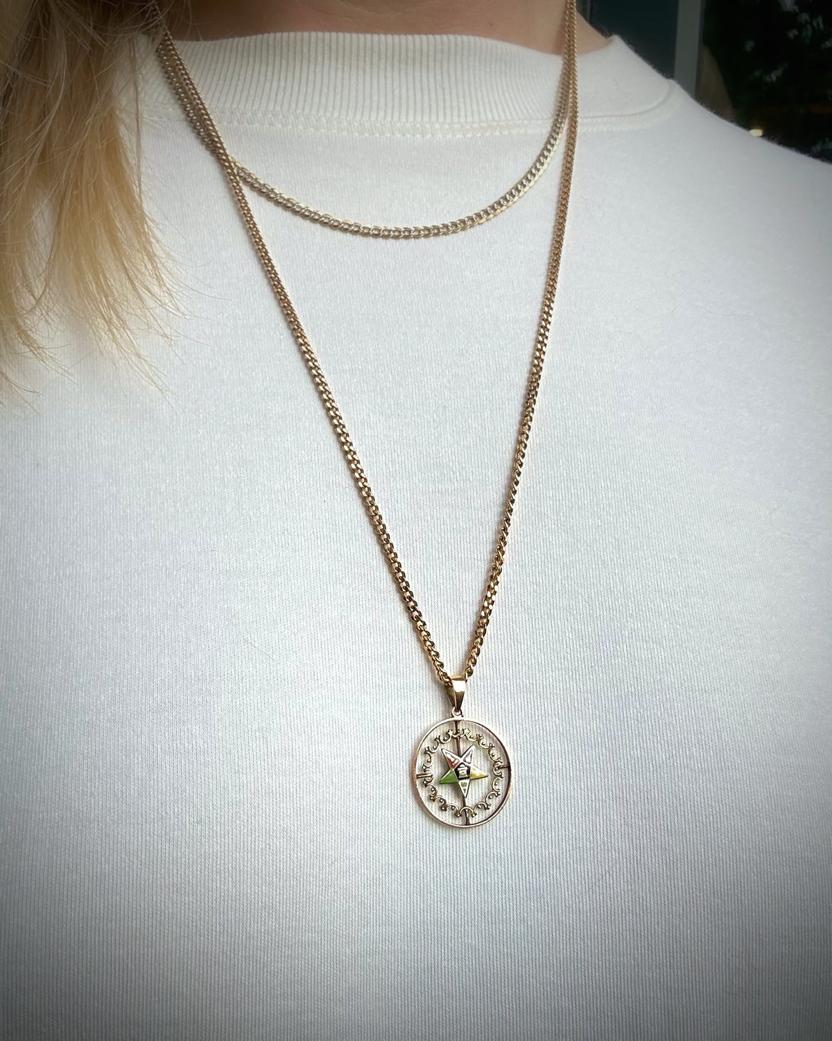 Antique 9ct Order of the Eastern Star Pendant