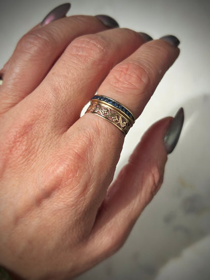 Vintage 14ct Gold Floral Openwork Ring