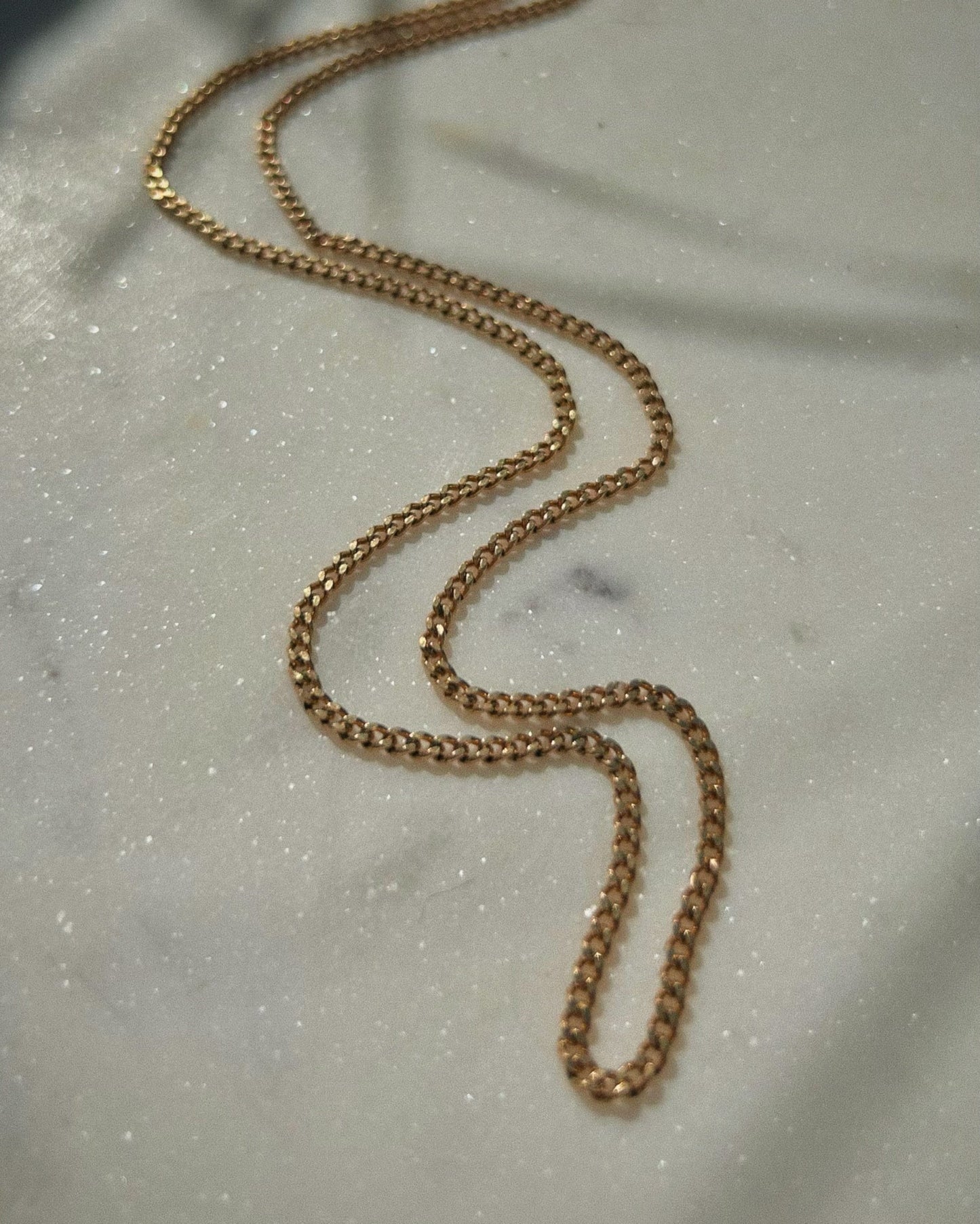 Estate 9ct Extra Long Curb Chain