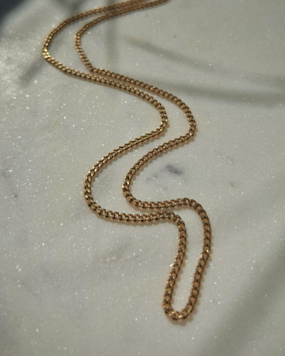 Estate 9ct Extra Long Curb Chain
