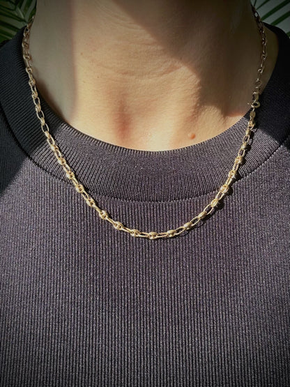 Vintage 9ct Mariner Link Chain with 14ct Versatile Albert Clasp