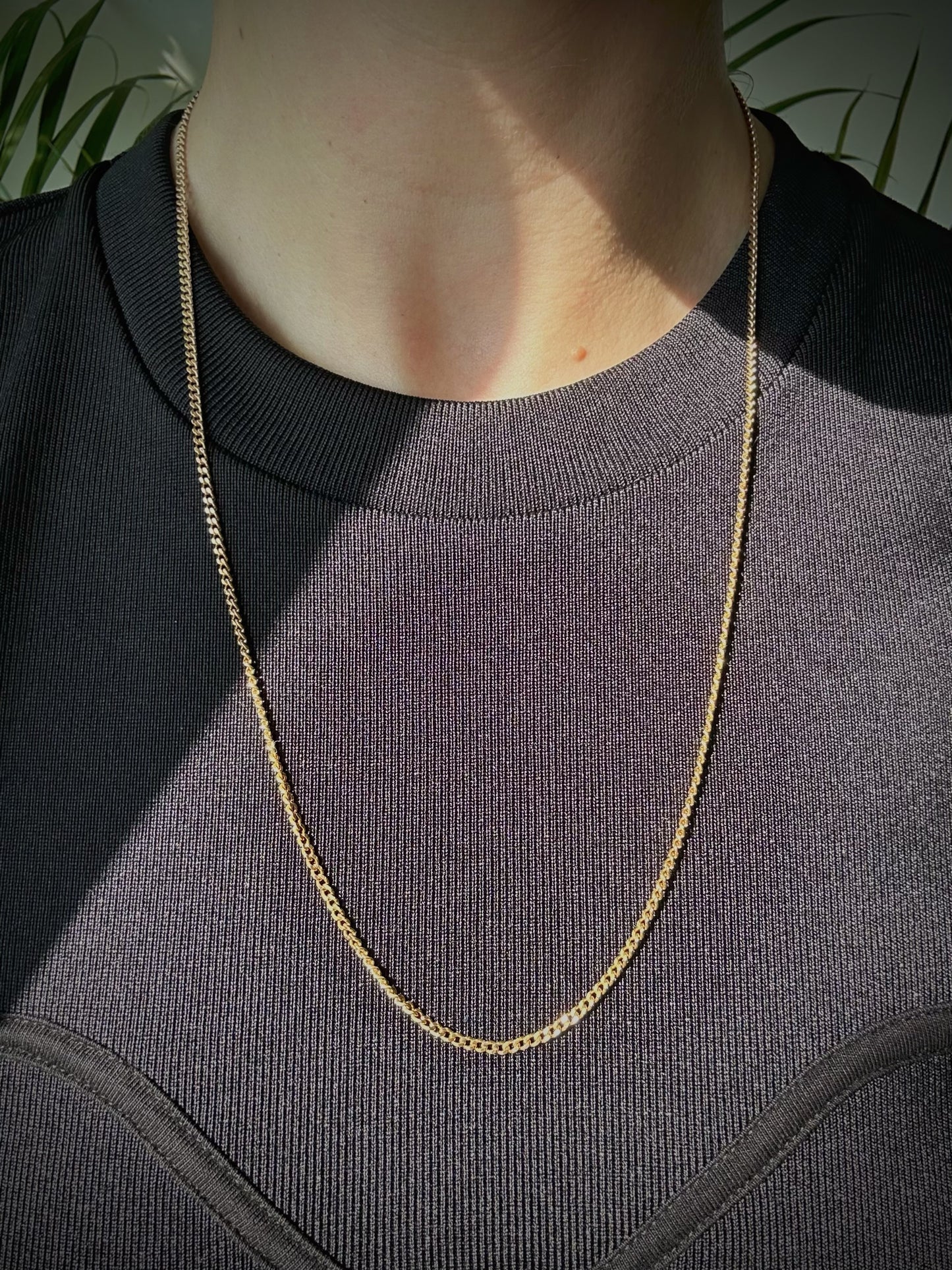 Estate 9ct Extra Long Curb Chain