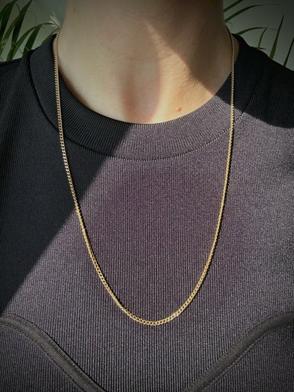 Estate 9ct Extra Long Curb Chain