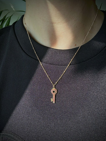 Vintage 18ct Scattered Bead Chain