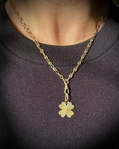Vintage 9ct Mariner Link Chain with 14ct Versatile Albert Clasp