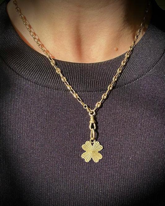 Vintage 9ct Mariner Link Chain with 14ct Versatile Albert Clasp