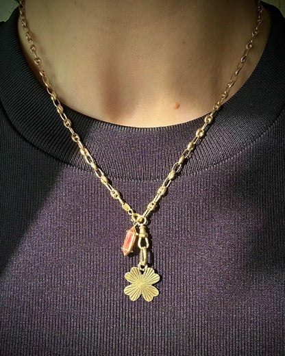 Vintage 9ct Mariner Link Chain with 14ct Versatile Albert Clasp