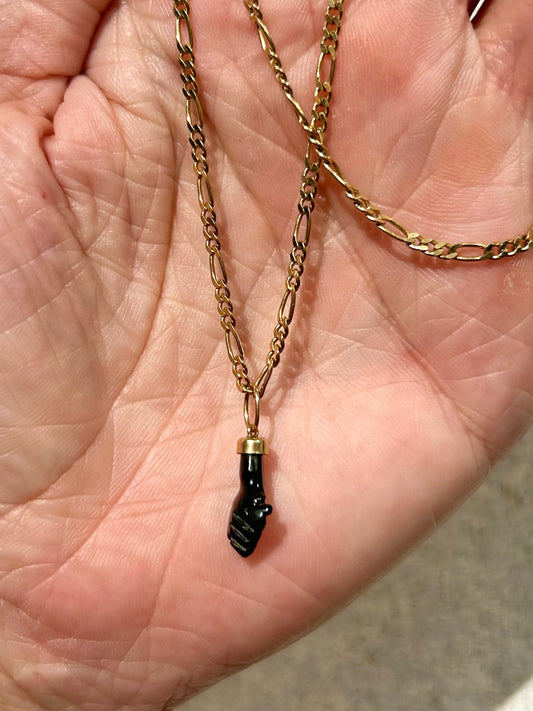 Vintage 18ct Black Figa Charm