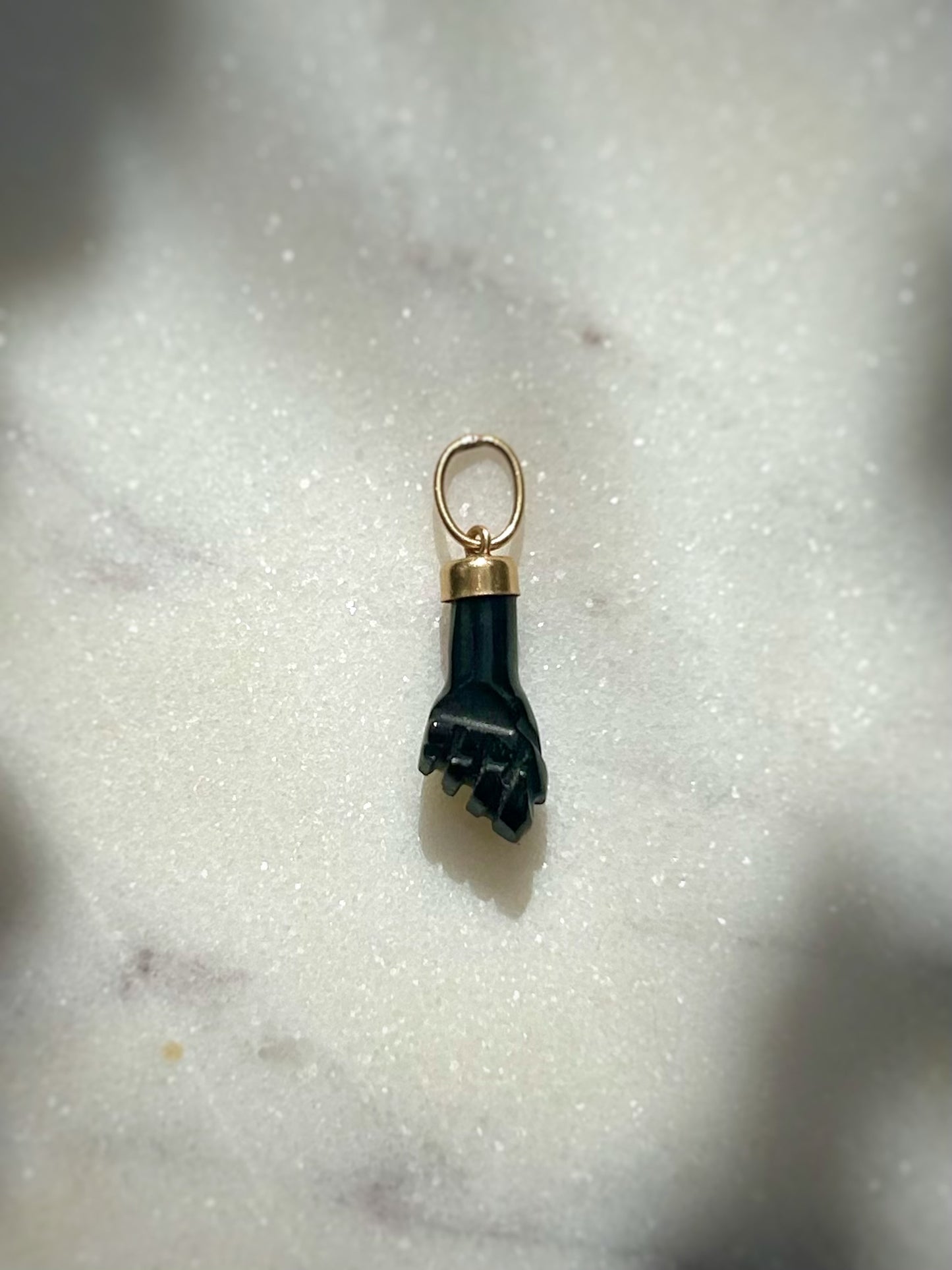 Vintage 18ct Black Figa Charm