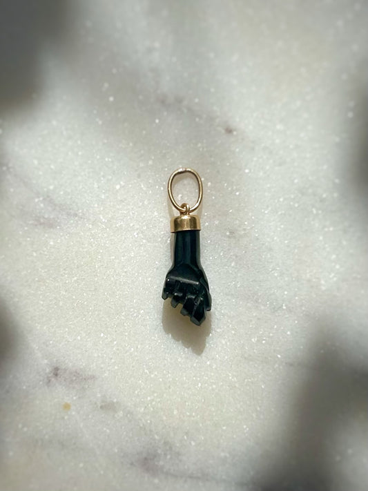 Vintage 18ct Black Figa Charm