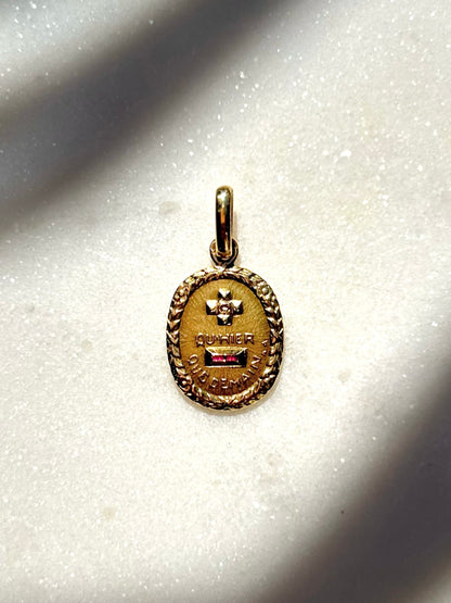 Vintage 18ct Gold Augis Médaille d’Amour