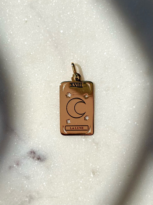 New 18ct La Lune Tarot Pendant