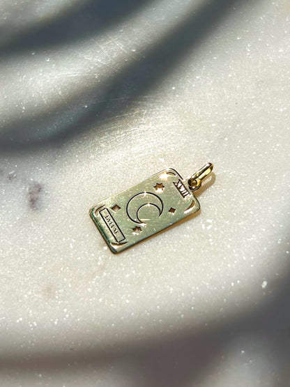 New 18ct La Lune Tarot Pendant