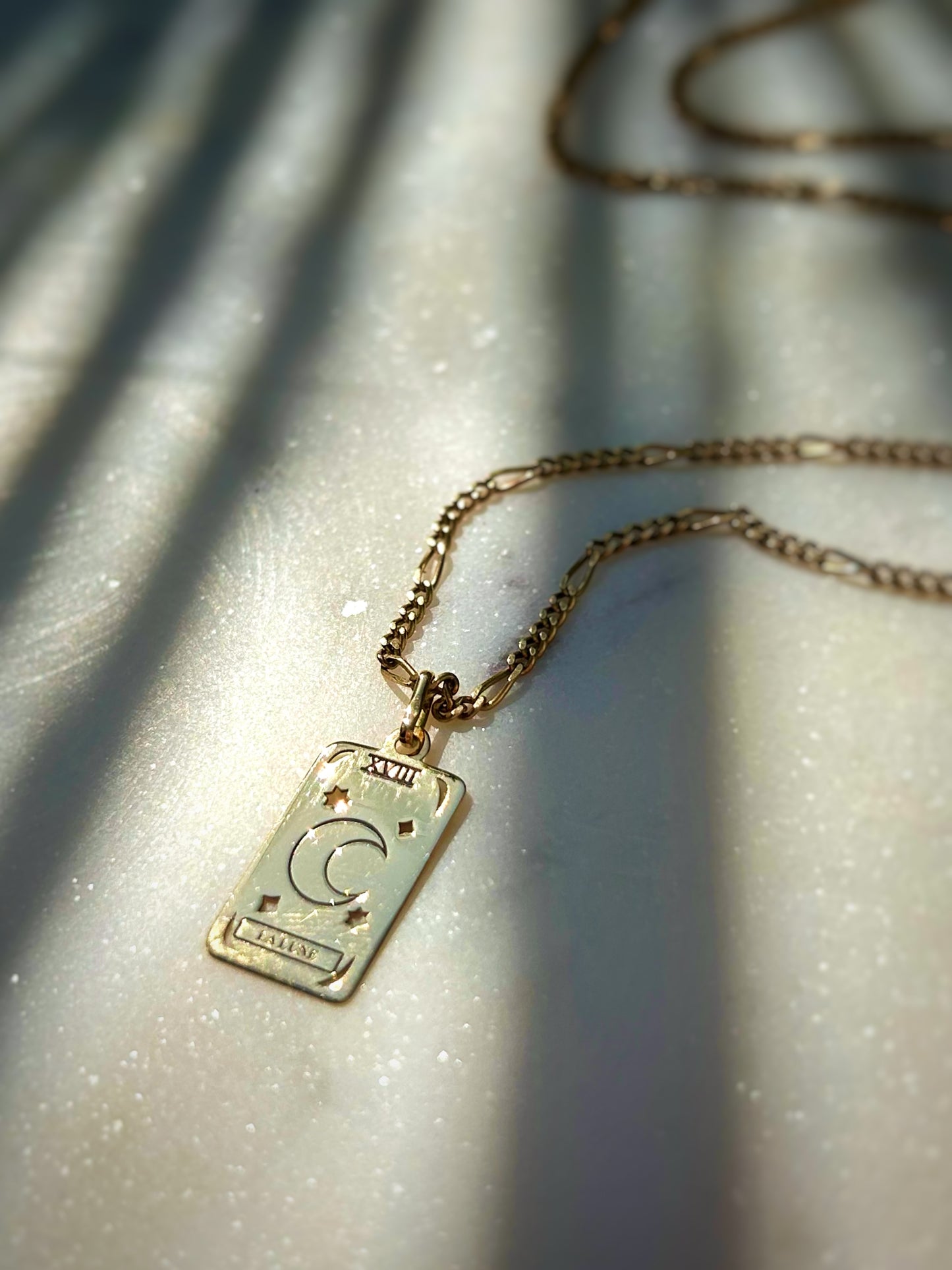 New 18ct La Lune Tarot Pendant