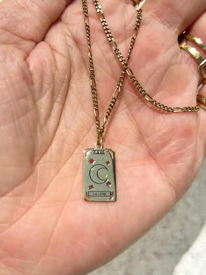 New 18ct La Lune Tarot Pendant