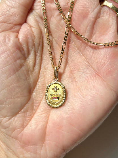 Vintage 18ct Gold Augis Médaille d’Amour