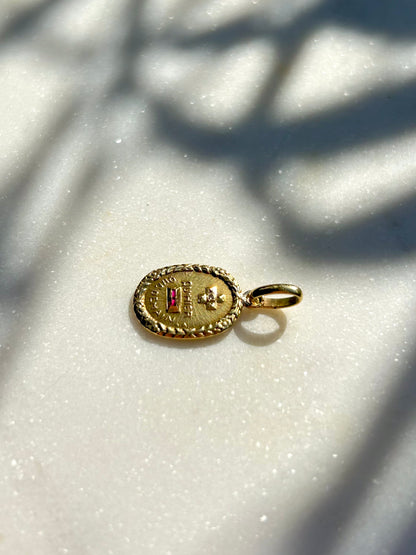 Vintage 18ct Gold Augis Médaille d’Amour