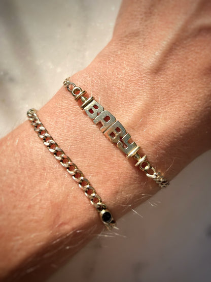 Vintage 9ct Gold Baby Bracelet