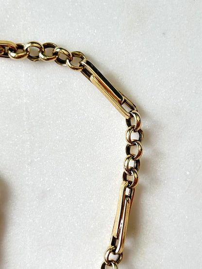 Vintage 14ct Trombone Bracelet