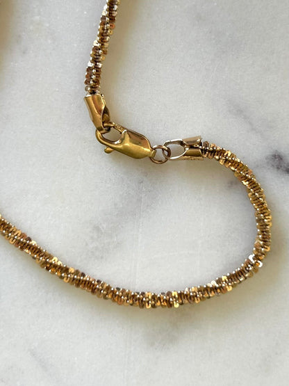 Vintage 9ct Gold Sparkle Bracelet