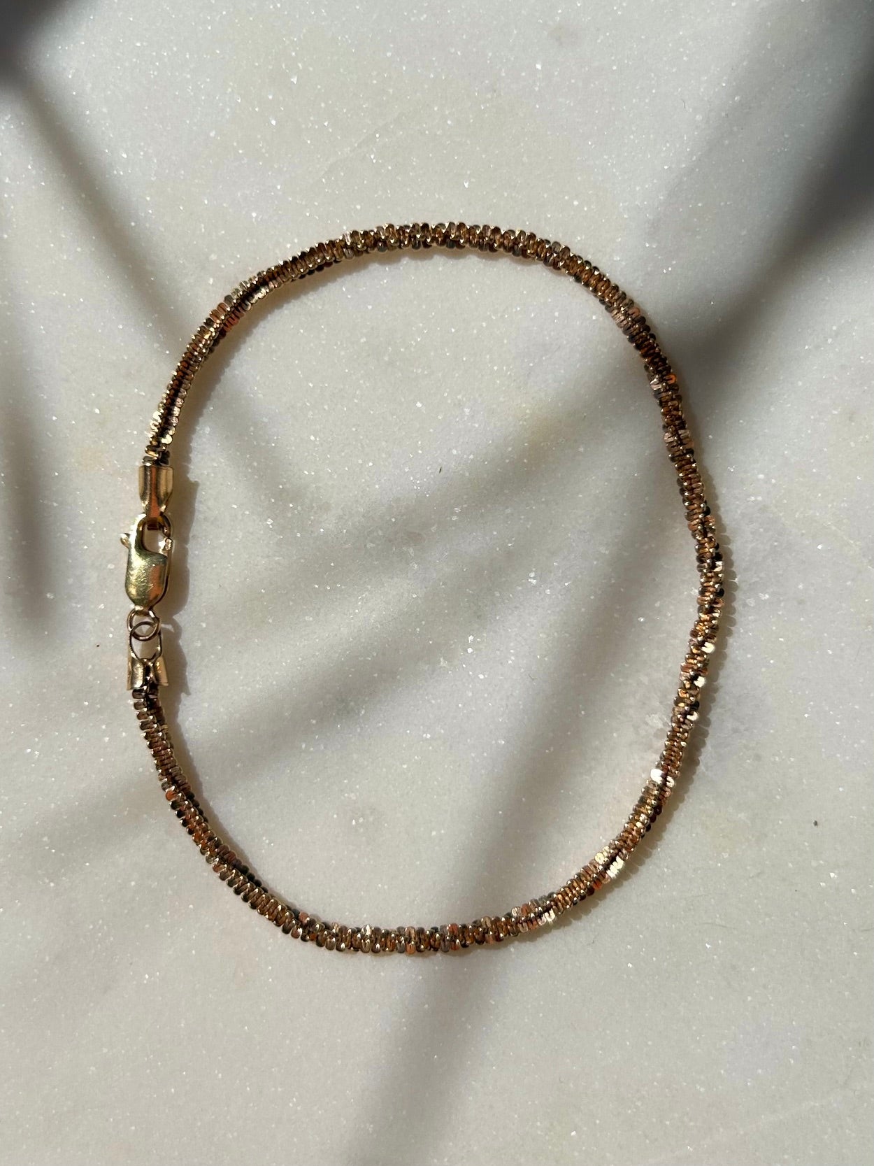 Vintage 9ct Gold Sparkle Bracelet