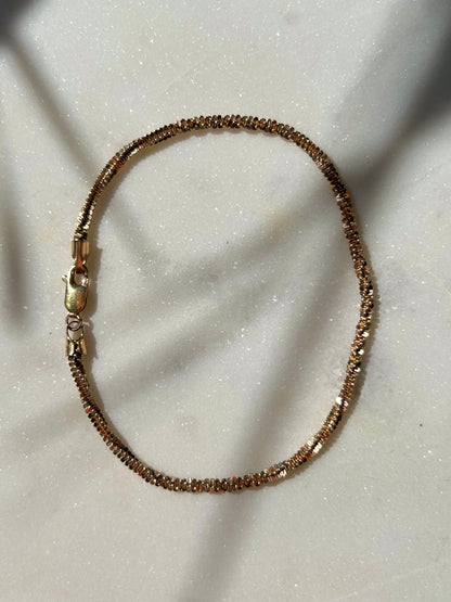 Vintage 9ct Gold Sparkle Bracelet