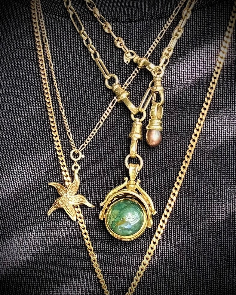 Vintage 9ct Gold Starfish Charm