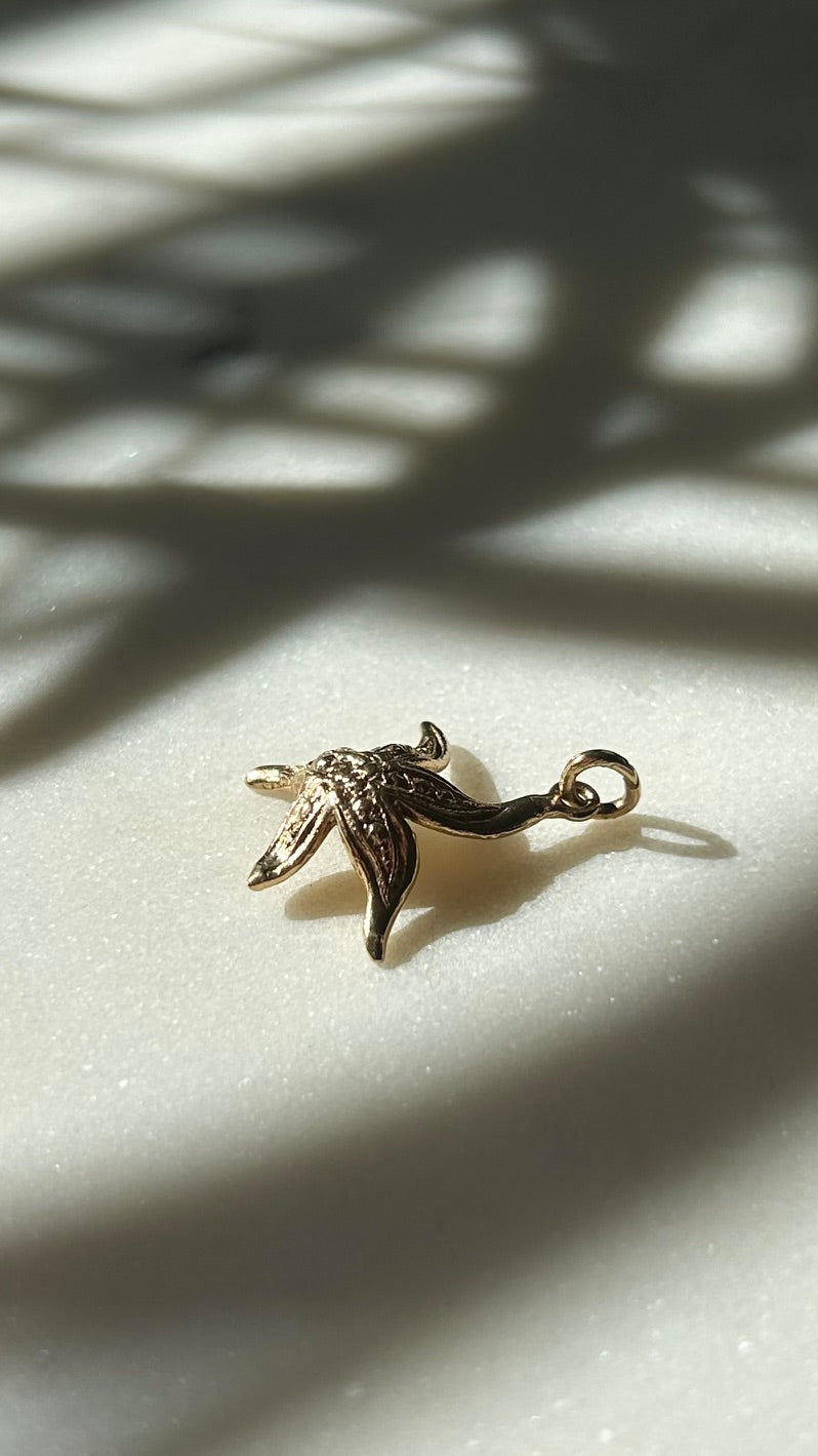 Vintage 9ct Gold Starfish Charm