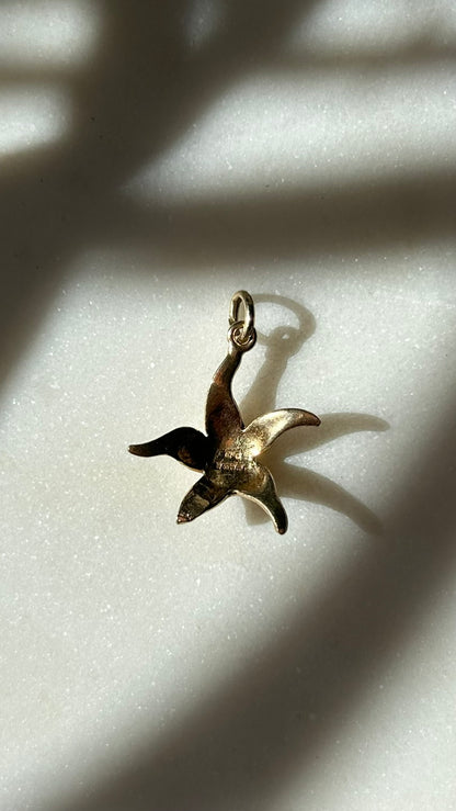 Vintage 9ct Gold Starfish Charm