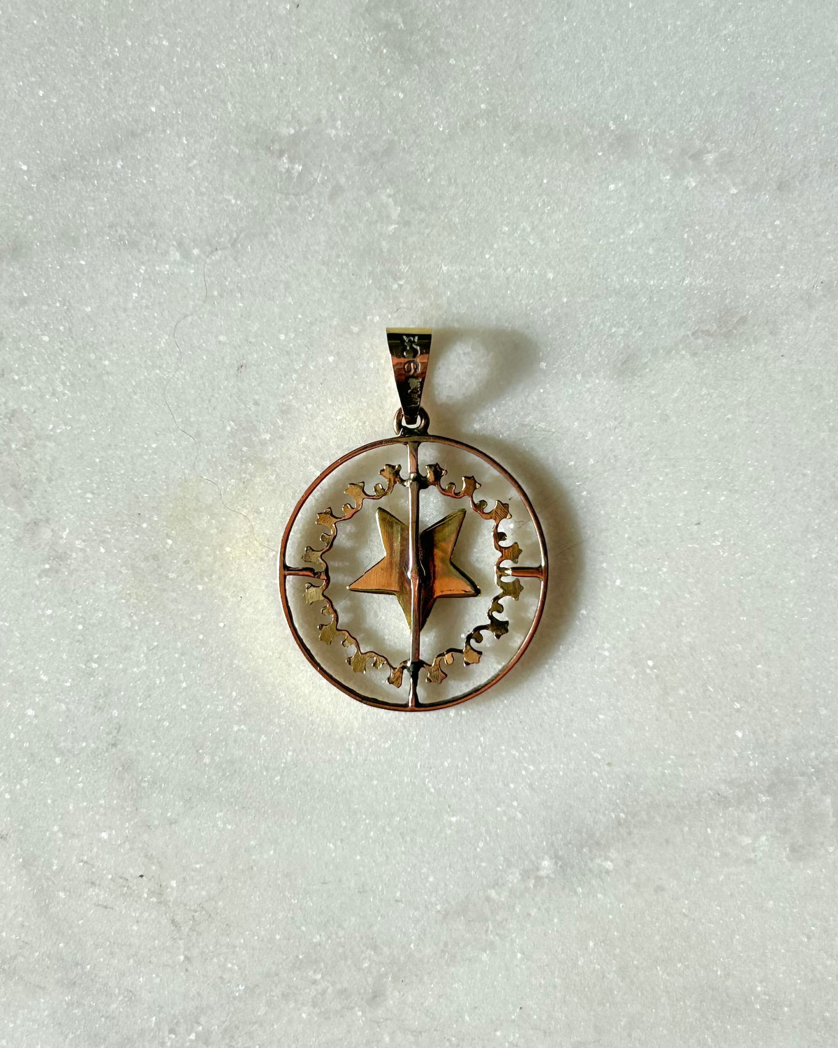 Antique 9ct Order of the Eastern Star Pendant