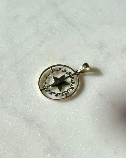 Antique 9ct Order of the Eastern Star Pendant