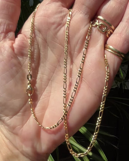 Vintage 14ct Figaro Chain